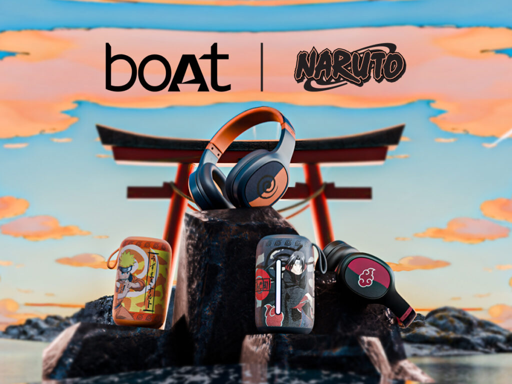 Boat Naruto Series Rockerz 460 headphones & Stone 350 Pro speaker