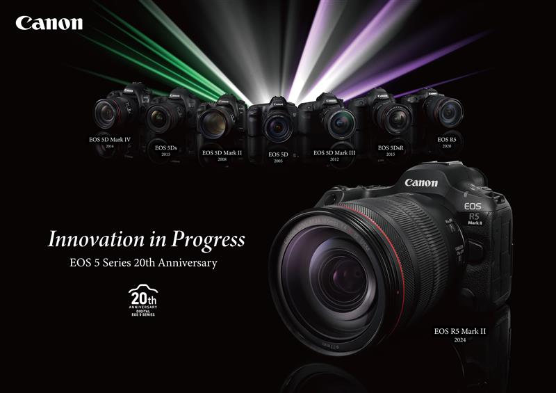 Canon celebrates as EOS 5 camera series completes 20 years