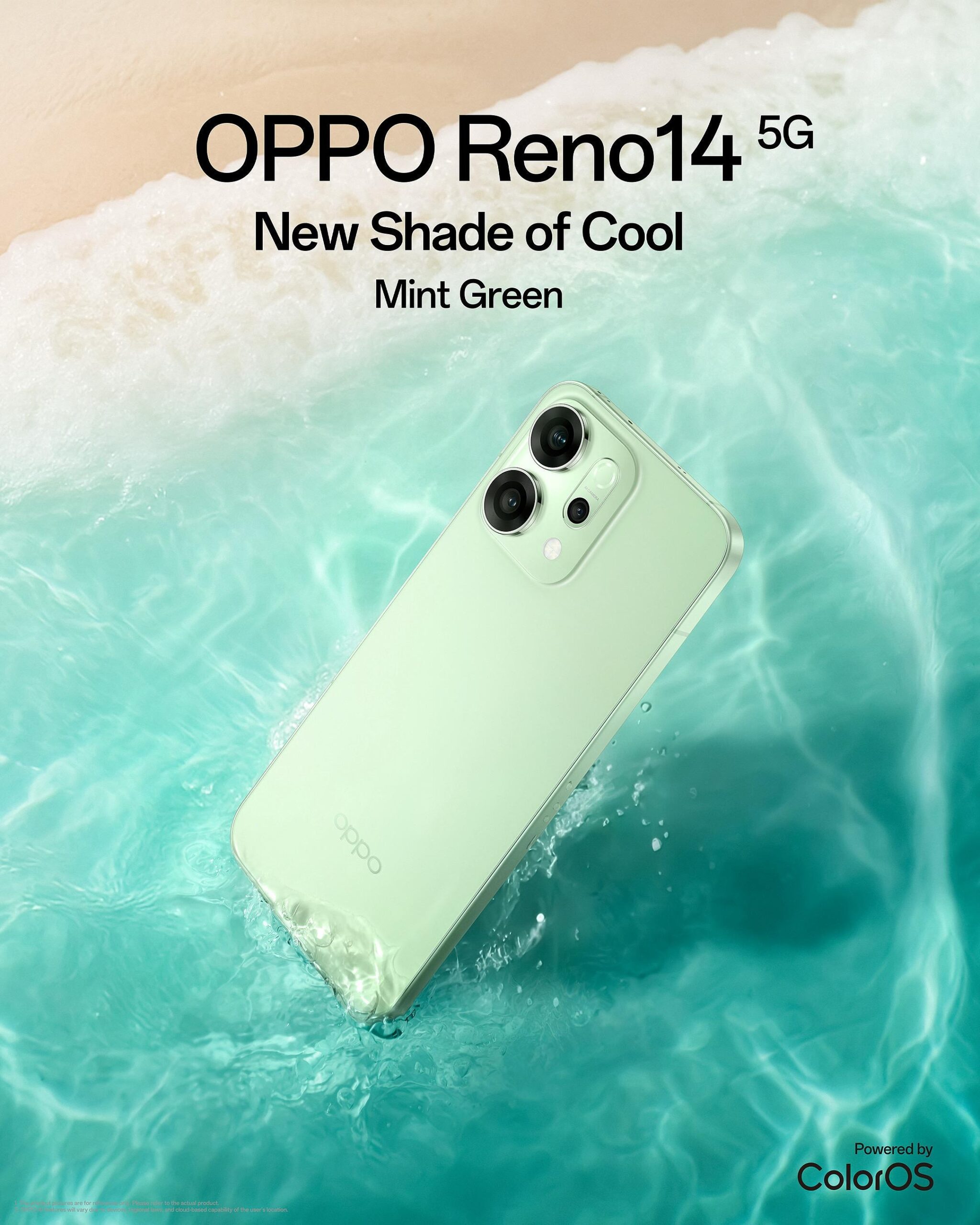 OPPO Reno 14 Now Available in Mint Green, starting at ₹37,999