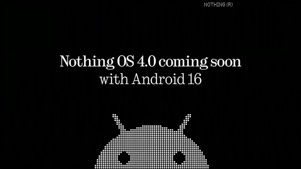 Teaser do Nothing OS 4.0