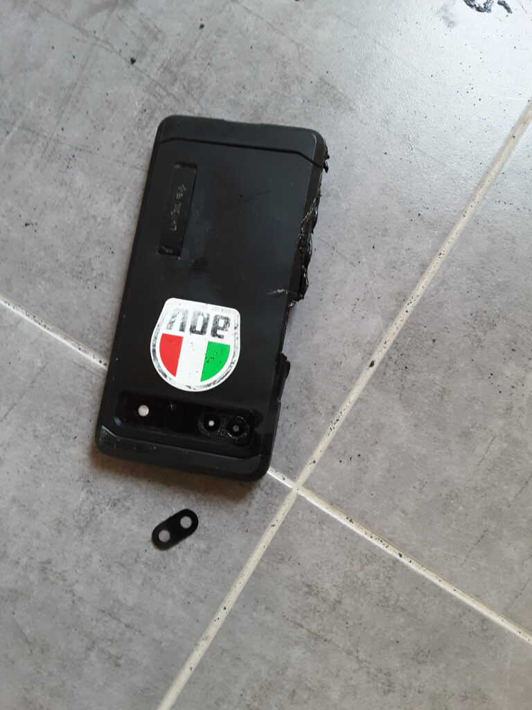 Pixel 6a catches fire