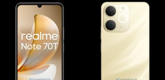 Realme Note 70T leaks with AMOLED display, Unisoc chip, and