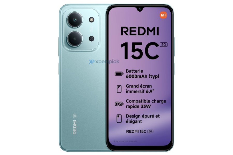 تسريب مواصفات هاتف Redmi 15C