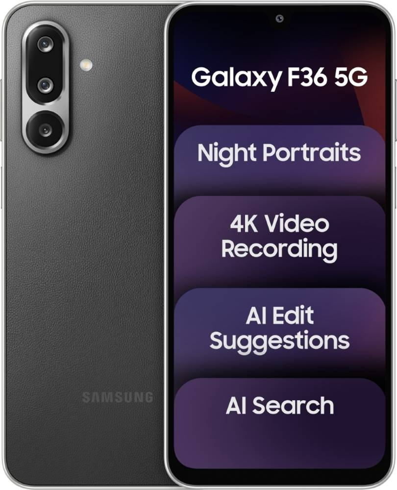 Samsung Galaxy F36 - Onyx Black.