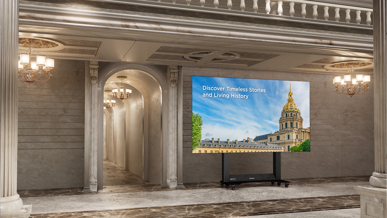 ViewSonic foldable 138-inch display