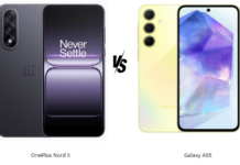 OnePlus Nord 5 vs Samsung A55: Which Is The Smarter Buy OnePlus Nord 5 vs Galaxy A55
