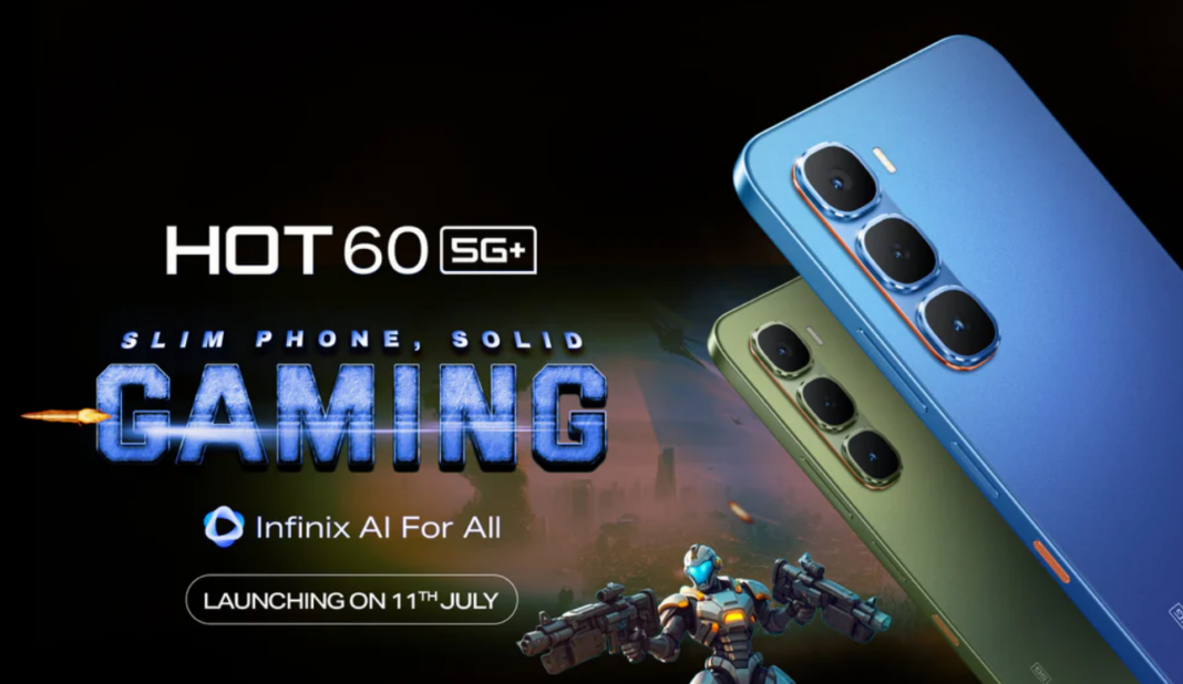 Control Infinix Infinix Hot 60 5G to launch on July 11 in India, features customizable ...