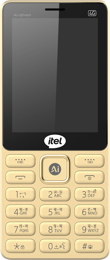 Itel सुपर गुरु 4 जी अधिकतम - सोना