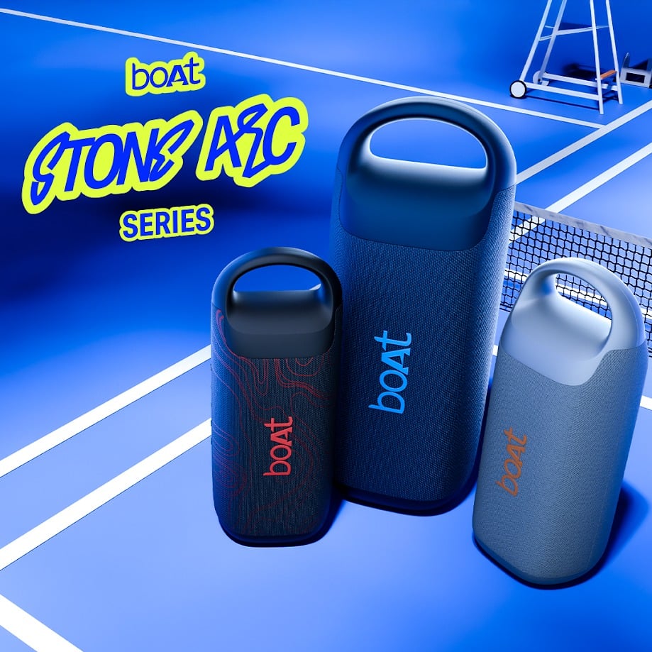 boAt Unveils Stone Arc Pro Plus, Pro, and Arc Speakers with up to 45W Output & 12-Hour Battery