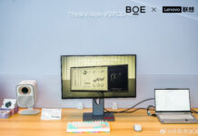 BOE and Lenovo introduced new ThinkVision P Series monitors with Oxide technology