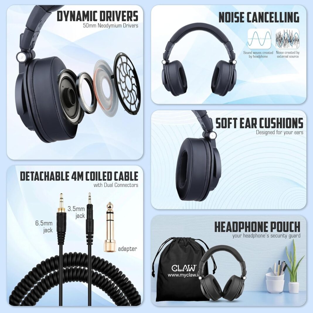 CLAW SM70 and SM90 Studio Headphones Debut with Precision-Tuned Audio ...