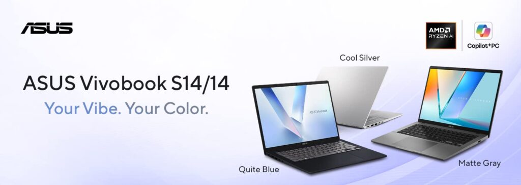ASUS Vivobook S14 and Vivobook 14 AMD Ryzen AI