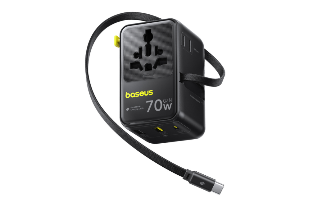 Adaptador de viagem 6 em 1 Baseus EnerCore 70 W