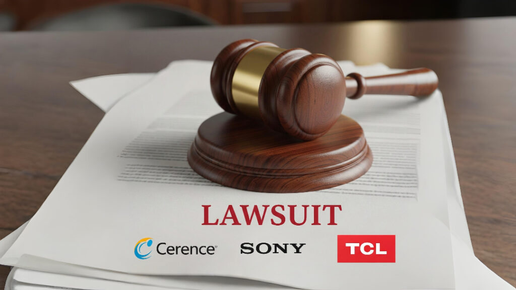 Cerence sues Sony and TCL