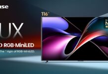 Hisense Launches Massive 100″ & 116″ UX ULED 4K TVs in India with RGB-MiniLED Tech Hisense ULED UX RGB-MiniLED 4K TV