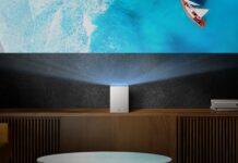 This Mini 4K Projector from LG Can Turn Any Wall into a Theater LG Cinebeam Mini 4K Projector