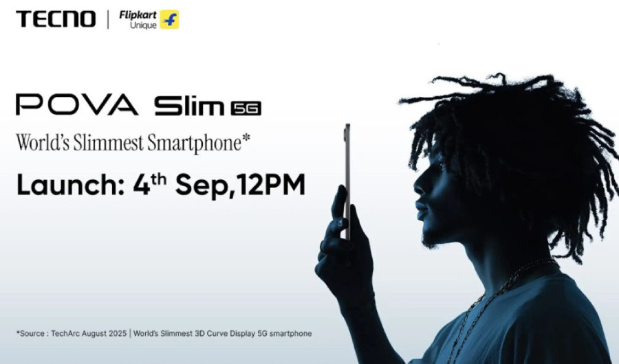 World’s slimmest phone with curved display is launching on September 4th