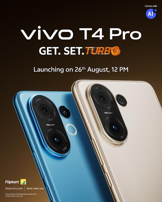 Snapdragon 7 Gen 4 ilə Vivo T4 Pro təqdim olunur Hindistanda