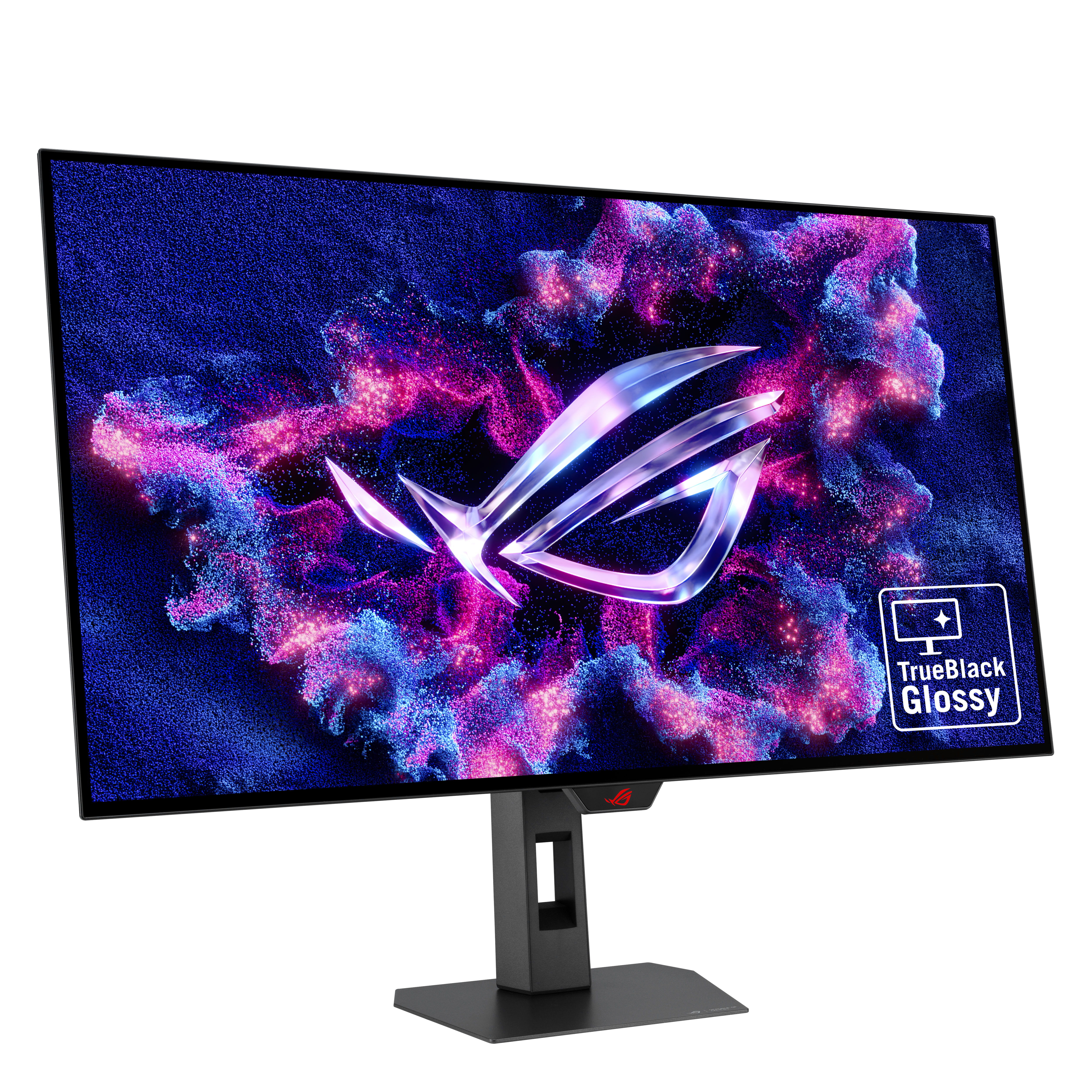 ASUS ROG Strix XG32UCWMG and XG32UCWG monitors left side view