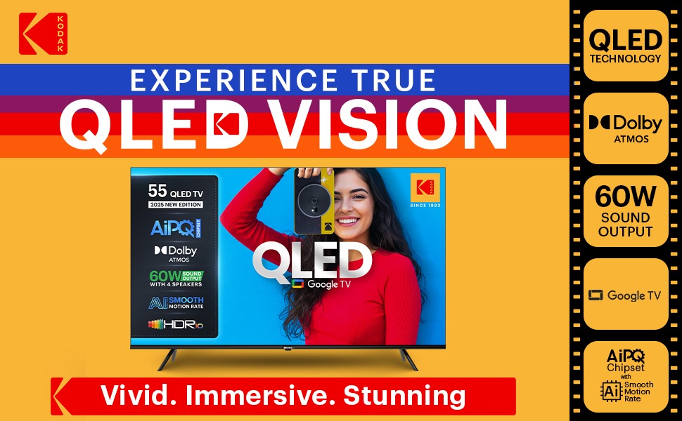 Kodak Matrix QLED Google TVs launched