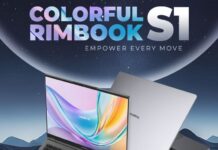 COLORFUL launches Rimbook S1 lightweight laptop with Core i5-13420H, FHD+ screen and Wi-Fi 6