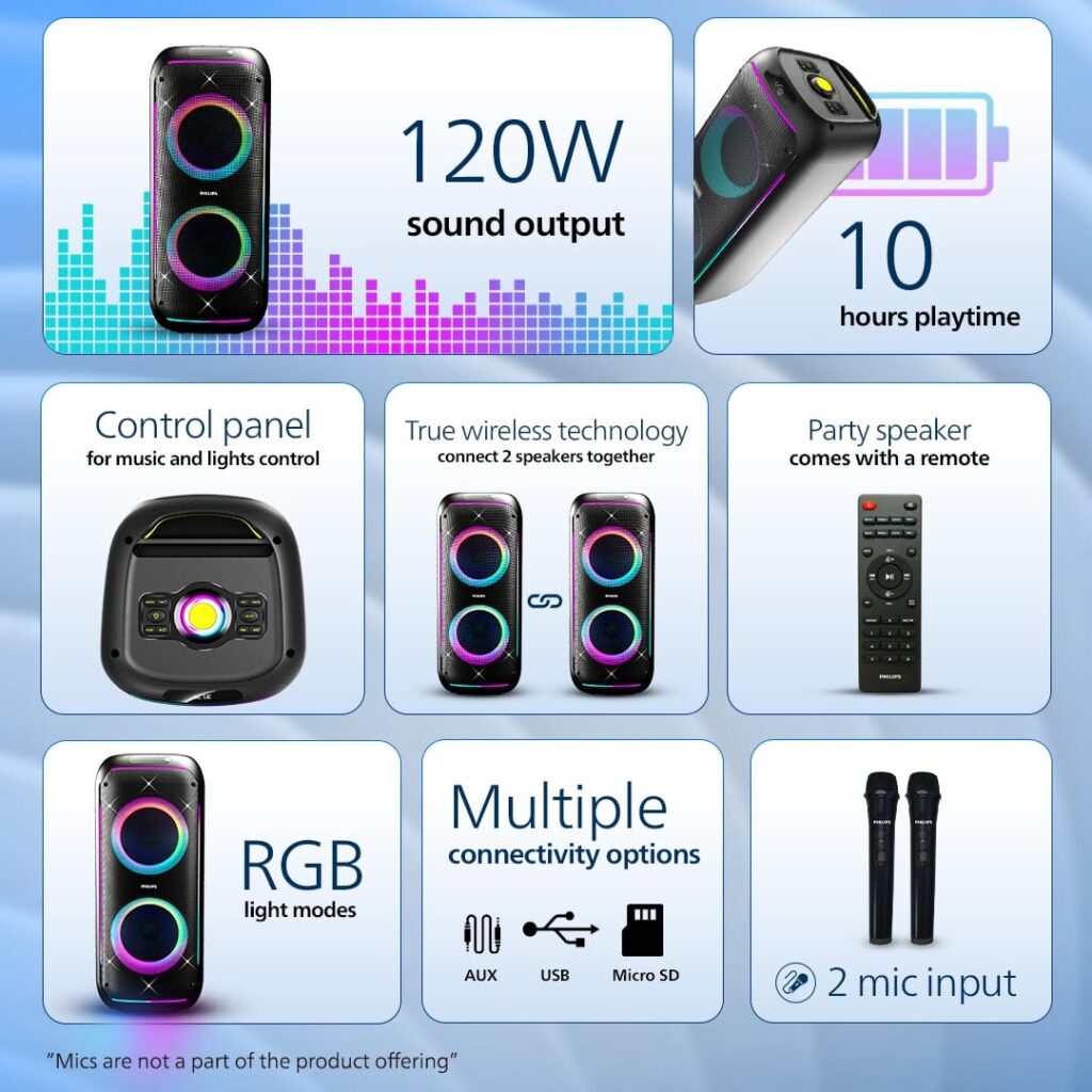 Philips TAX4910 Party Speaker