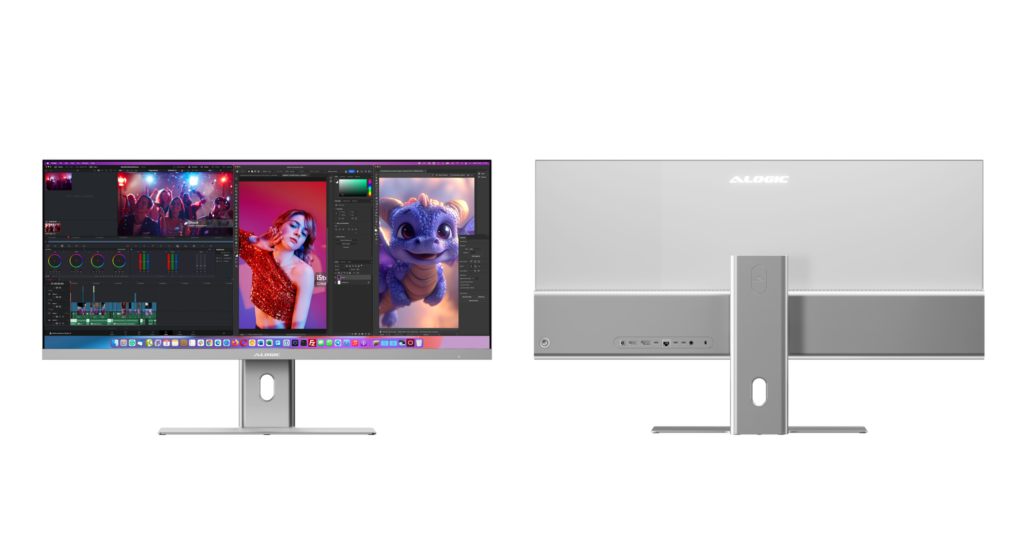 Edge 5K 40-inch Ultrawide + Optional Elevate Dual Vertical Monitor Mount