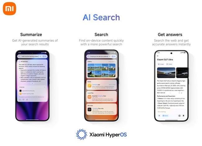 HyperOS 3 - AI Search
