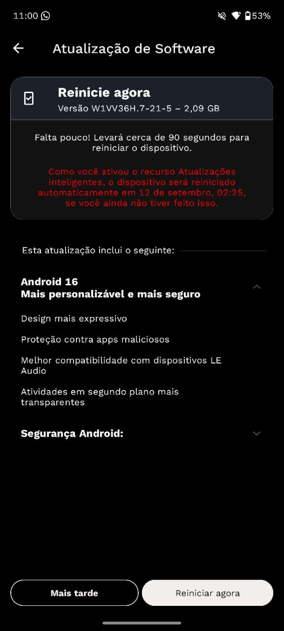Motorola Edge 60 Pro Android 16 stable update