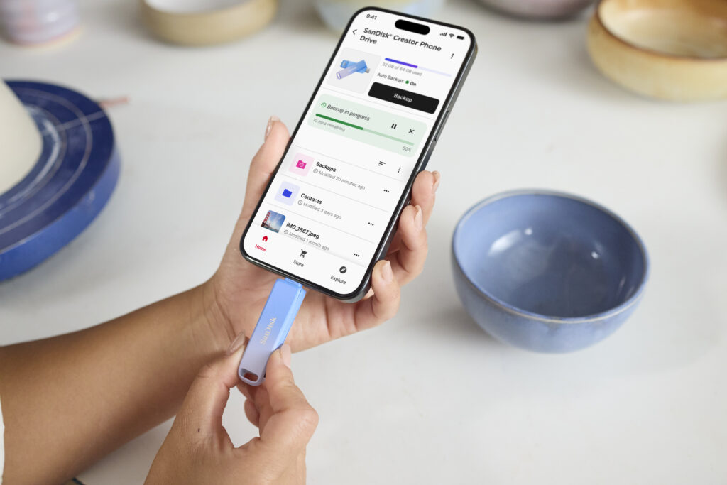 SanDisk Creator Phone Drive, SanDisk App,