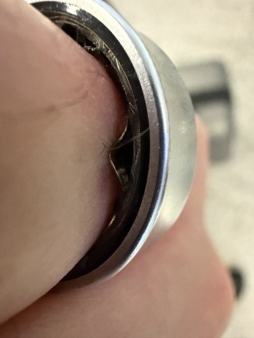 Samsung Galaxy Smart Ring with Swollen Battery