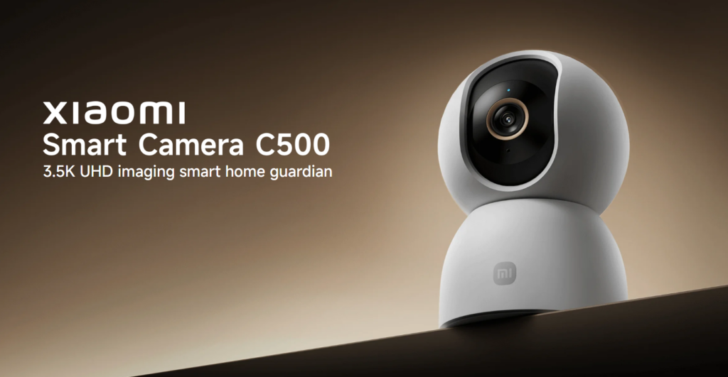 Xiaomi Smart Camera C500 with 3.5K UHD imaging and night-vision capabilities.