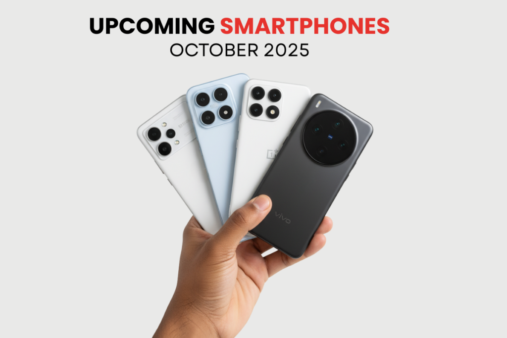 Upcoming smartphones October 2025