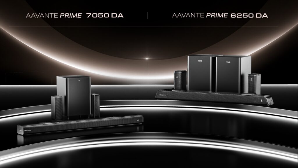 boAt Aavante Prime 6250DA and 7050DA soundbars