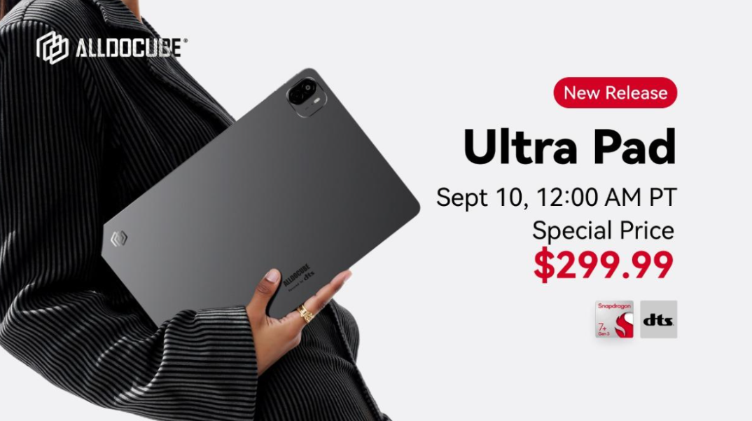 ALLDOCUBE Launches Ultra Pad: A Powerful 13-inch Flagship Tablet