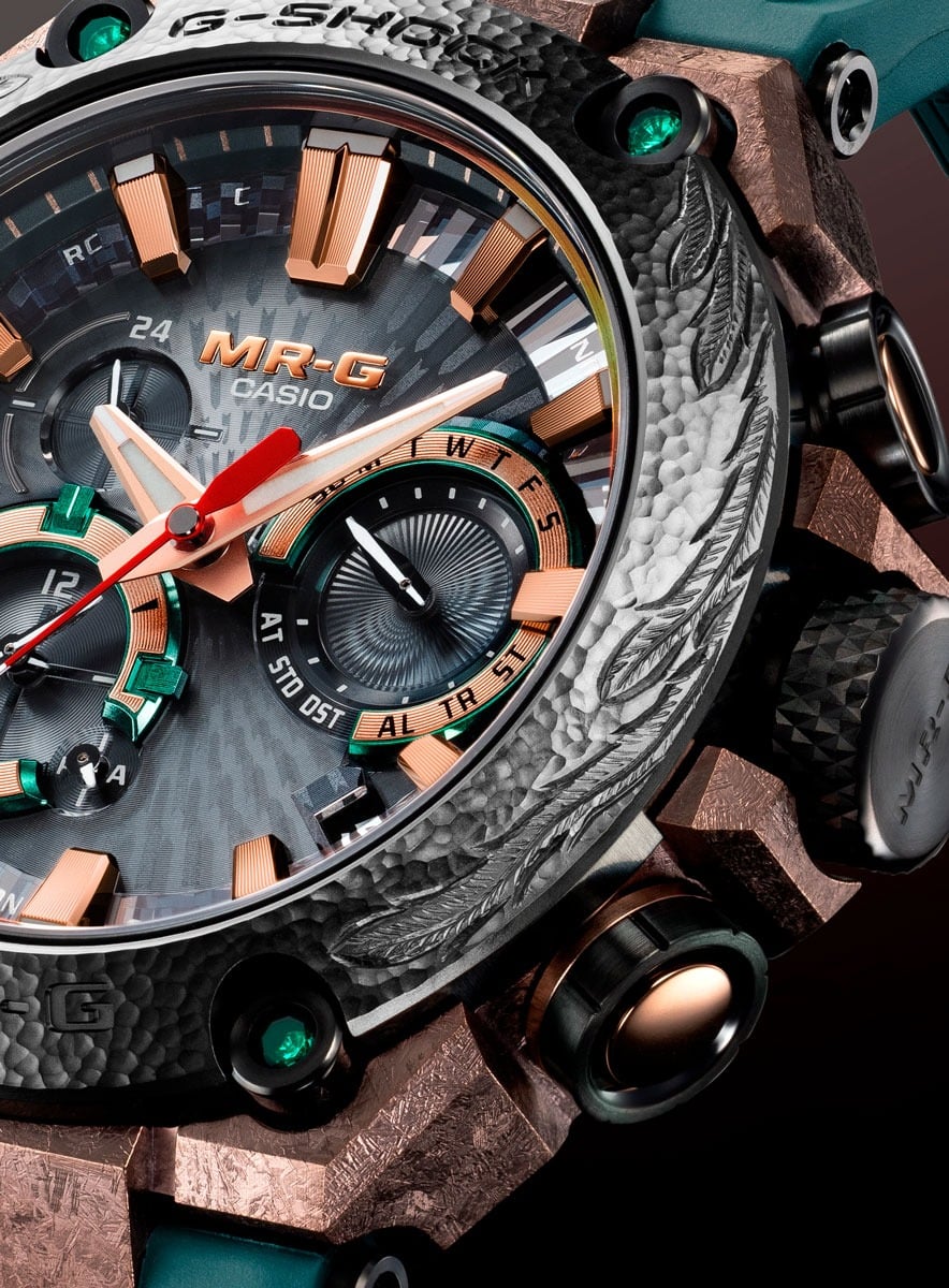 Casio’s New G-Shock MRG-B2000KT-3A Featuring a Hand-Engraved Phoenix Design Lands in the UK as a Limited 800-Unit Release