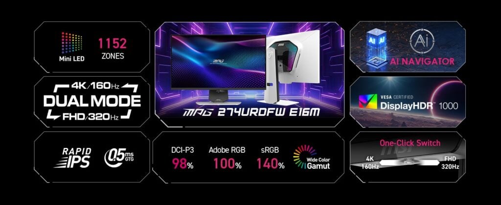 MSI-MPG-274URDFW-E16M