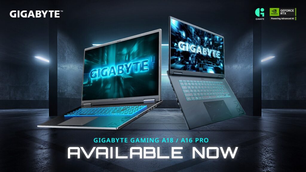 GIGABYTE GAMING A16 PRO and GAMING A18