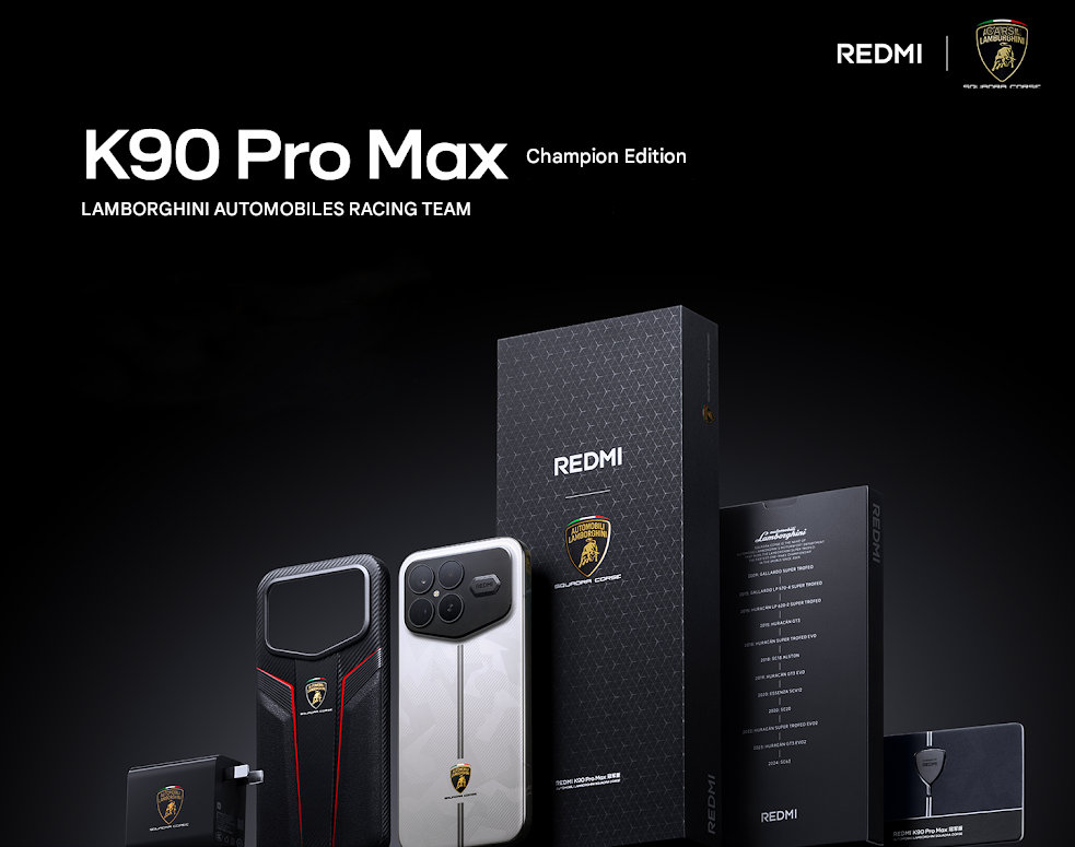 Redmi K90 Pro Max Automobili Lamborghini Squadra Corse Champion Edition
