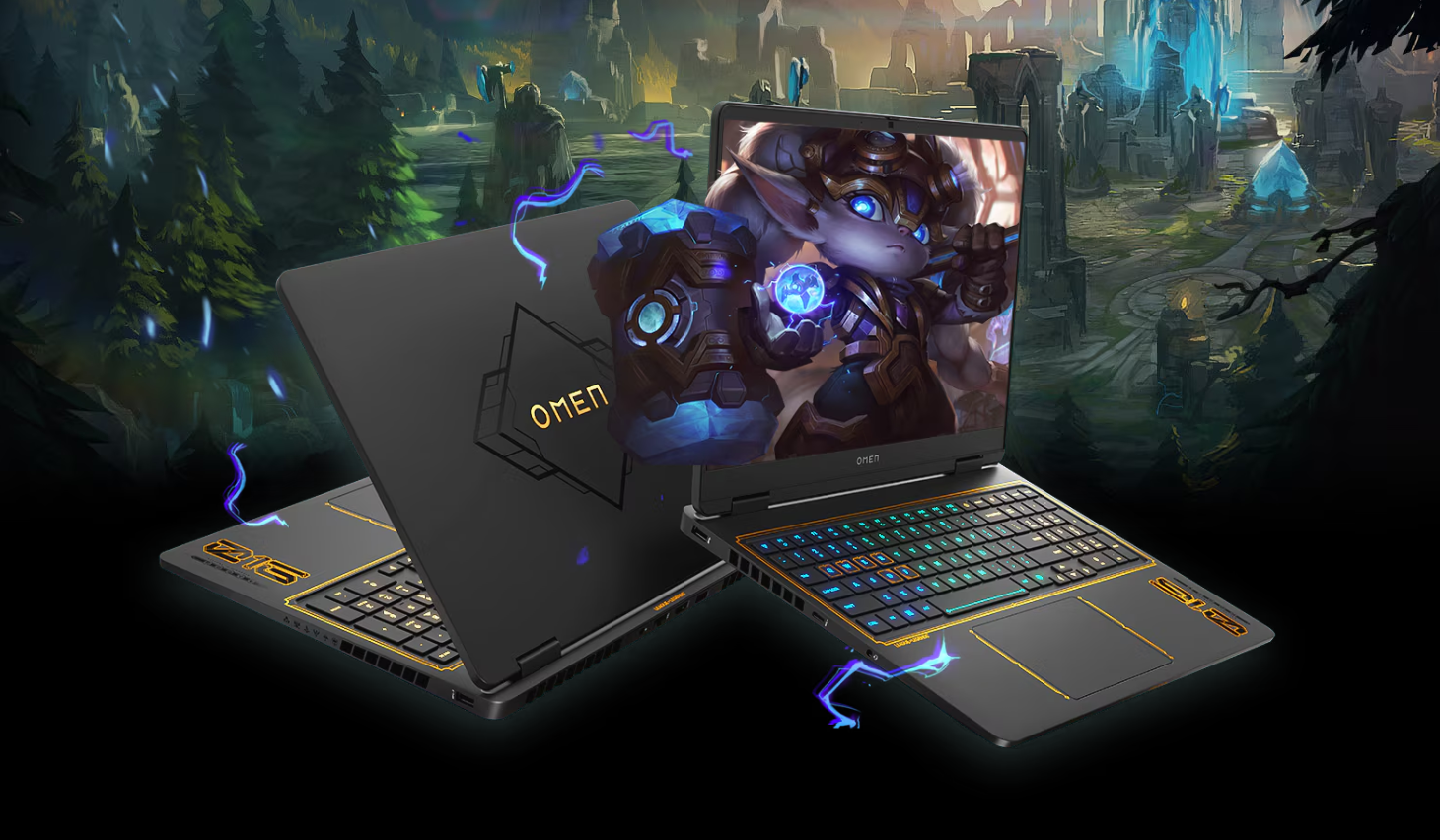 HP OMEN 16 League of Legends Edition tasarım detayları
