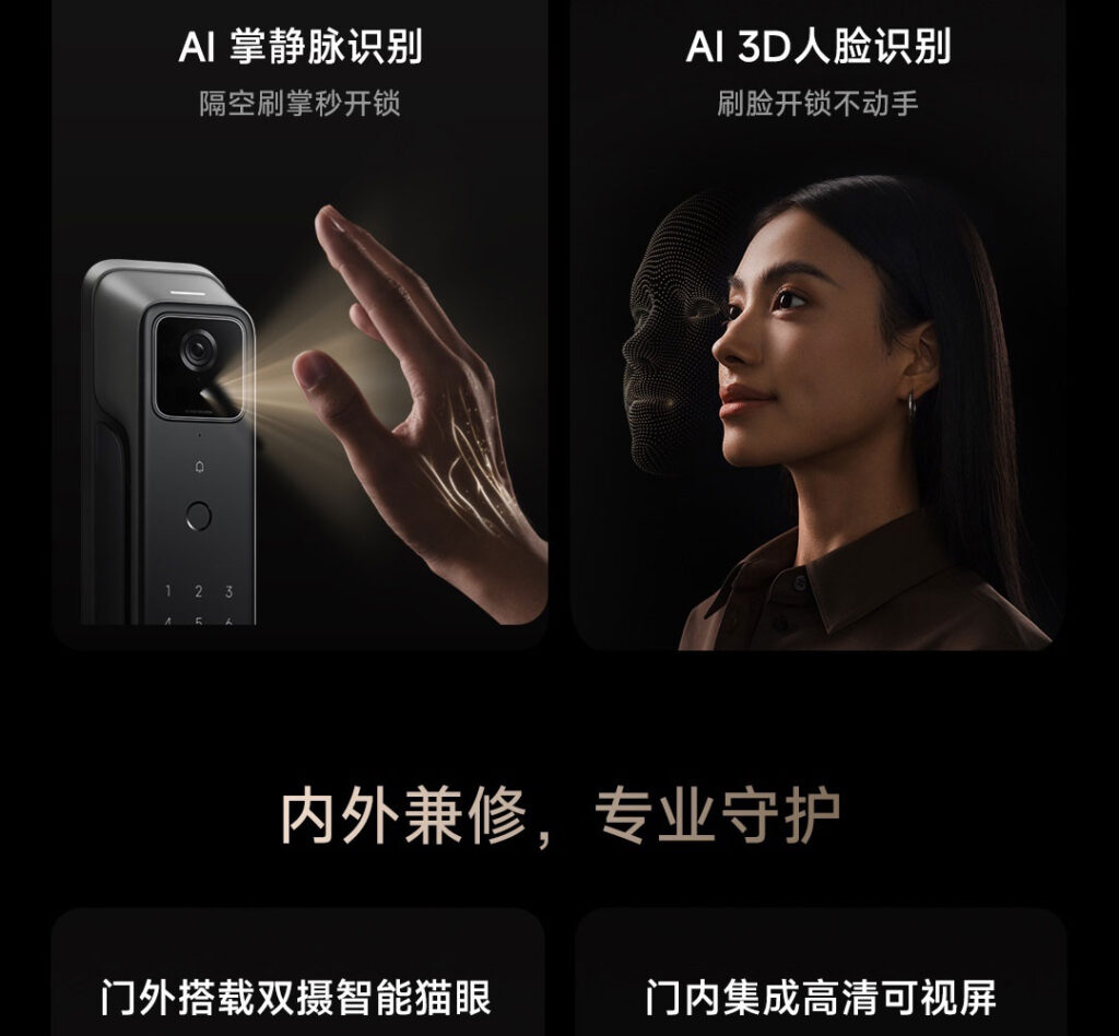 Xiaomi Smart Door Lock 4 Pro Dual Camera Edition