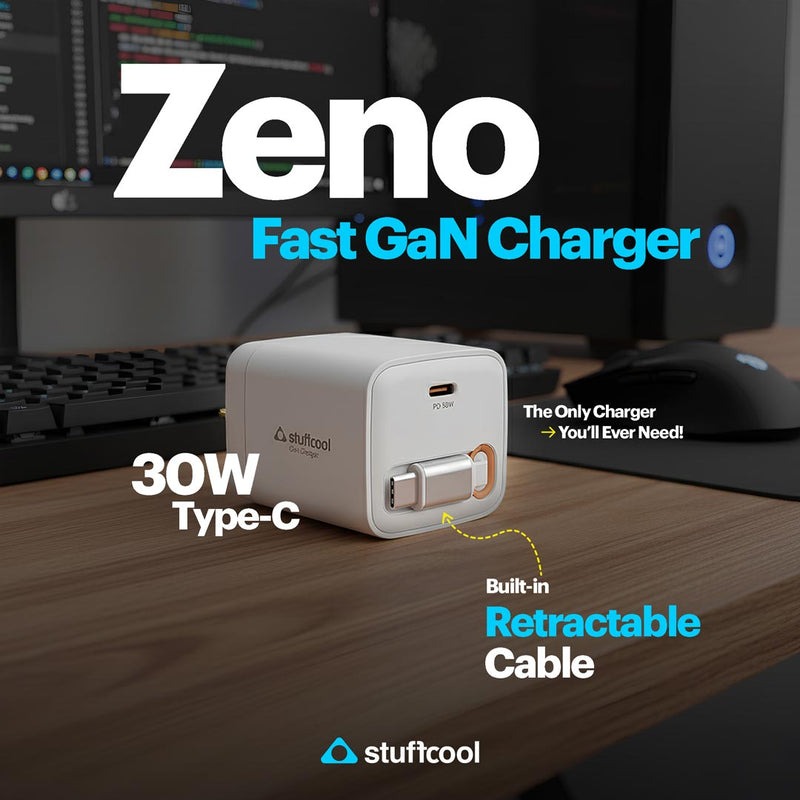 Stuffcool Zeno 30W GaN charger