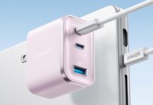 Anker’s compact 3-port 70W Nano GaN charger just got a splash of color