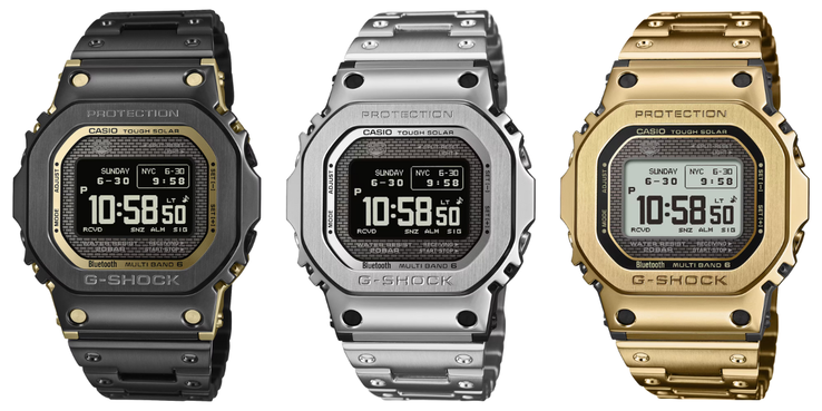 Casio Unveils New Full Metal G-Shock GMW-BZ5000 in Silver, Gold