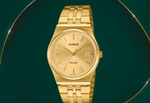 Casio launches new gold-tone watch in the US with retro-inspired design Casio MTP-B145GC-9AV