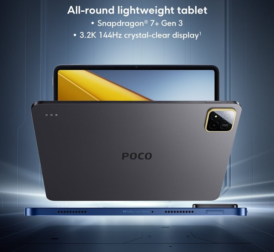 POCO Pad X1 Set to Launch on November 26 with Snapdragon 7+ Gen 3
