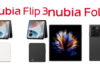 Nubia’s Flip 3 and first-gen book-style foldable surface in renders with impressive design