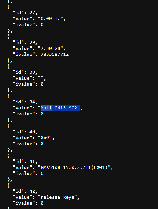 Realme RMX5108 Geekbench