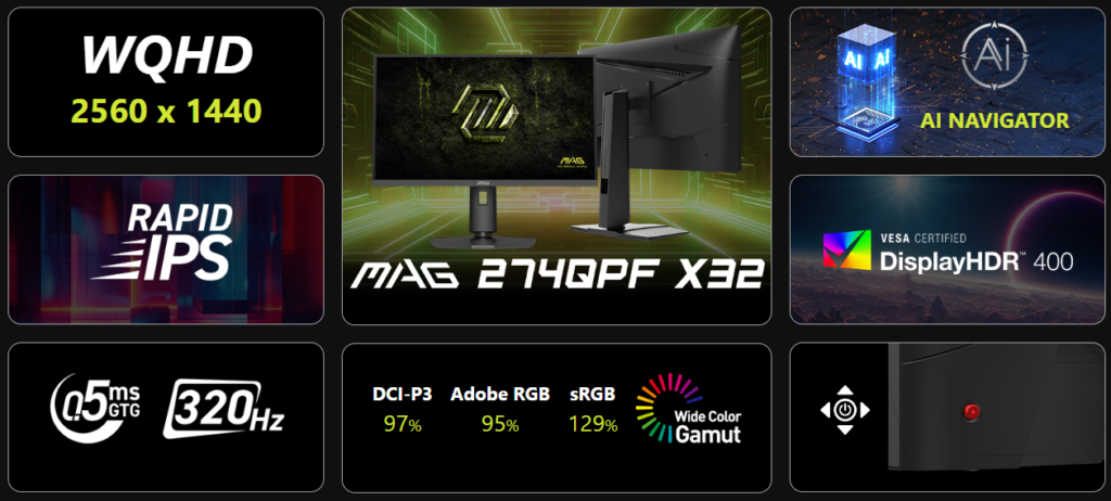 MSI MAG 274QPF X32