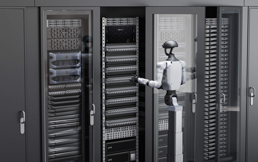 Robô humanoide sobre rodas Unitree G1-D